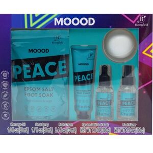 Moood by Bloomfield Peace 5 piece foot care set Frankincense & Sage, New